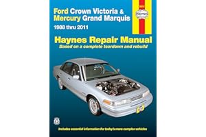 Ford Crown Victoria & Mercury Grand Marquis (88-11) (all fuel-injected models) Haynes Repair Manual (Does not include Mercury Marauder, 5.8L V8 engine or natural gas-fueled.)