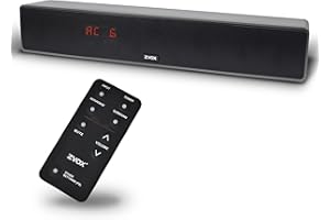 ZVOX Dialogue Clarifying Sound Bar With Patented Hearing Technology - AccuVoice TV Soundbar AV157 Titanium - Twelve Levels of Voice Boost - Home Theater Audio Speakers