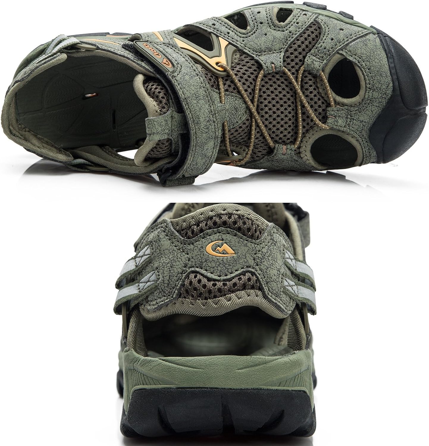 clorts men's water shoes athletic sport lightweight walking sneaker fisherman sandal