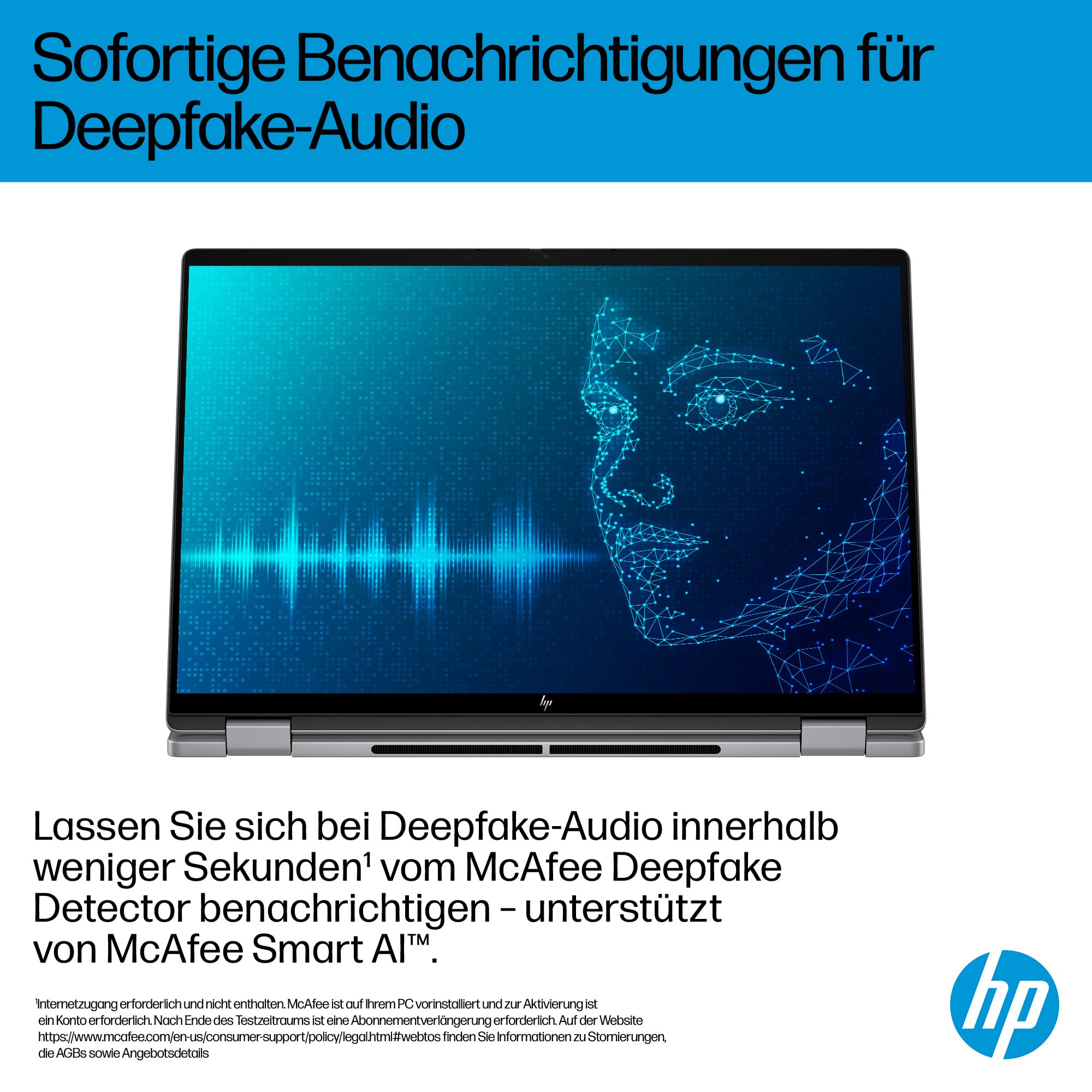 HP OmniBook X Flip 2in1 Next Gen AI Laptop | AMD Ryzen AI 5 340 (6C) | dedizierte NPU für KI | 50 NPU Tops | Copilot+ PC | 16" WUXGA 1920x1200 Touchscreen | 16GB | 512GB SSD | Win11 | QWERTZ | Silber 8