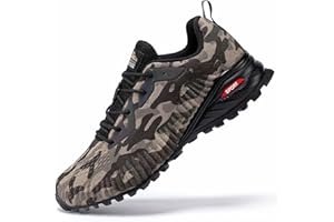 Kricely Men's Trail Running Shoes Fashion Walking Hiking Sneakers for Men Tennis Cross Training Shoe Outdoor Snearker Mens Casual Workout Footwear