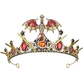 CoTeeZa Fairy Crown Dragon Headpiece - Fantasy Dragon Sword Headband | Viking Celtic Headwear for Renaissance Halloween
