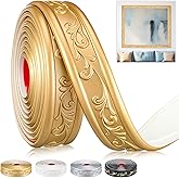 Sacubee Peel and Stick PVC Crown Molding Trim Flexible Molding Trim 13.1 ft x 1.8" Self Adhesive Wallpaper Wall Border Mirror