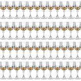 Srgeilzati Crystal Cordial Glasses | 1.75 oz Stemmed Shot Glasses | Set of 48