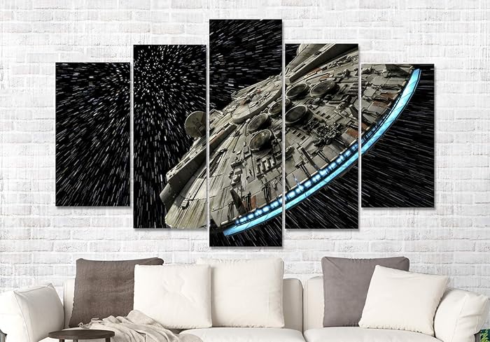 millennium falcon wall art
