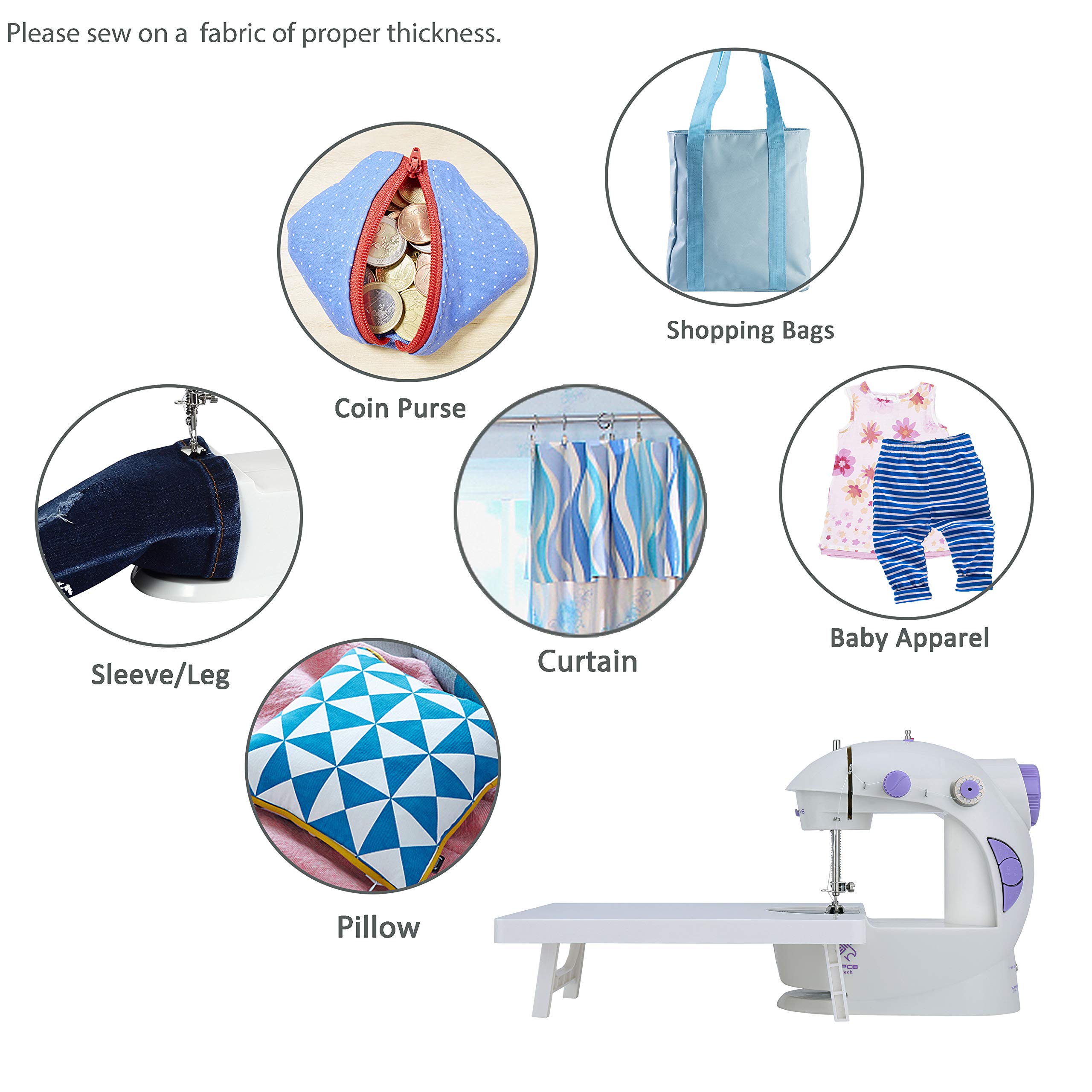 Galleon Varmax Mini Sewing Machine Electrical With Foot Pedal