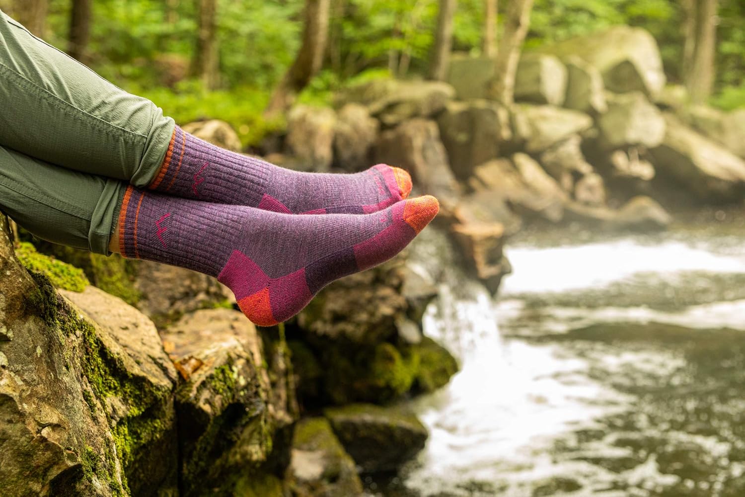 Darn Tough Hiker Micro Crew Midweight Sock with Cushion - Women's : Smartwool Men S Hiking Medium Crew Sock : Clothing