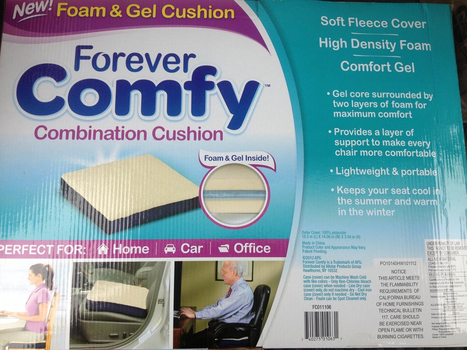 Original Forever Comfy Seat Cushion As Seen on Tv Home