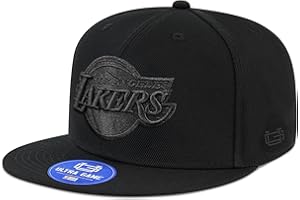 Ultra Game NBA Mens NBA Official Snap Back 3D Embroidered Team Logo Baseball Cap Hat