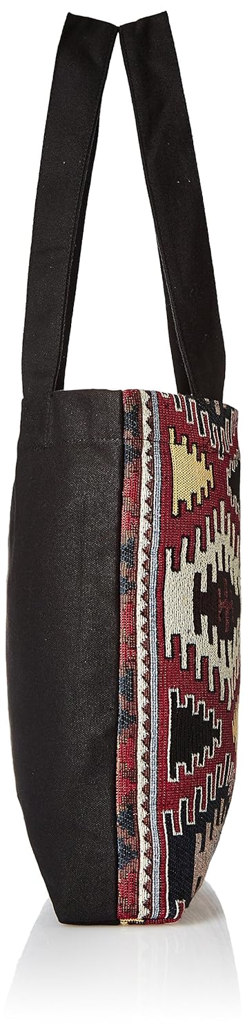 kanvas katha women's jacquard tote (kkjb007)