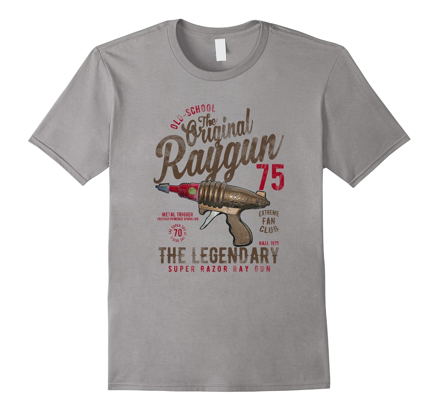 Childhood Nostalgia T shirt - The Ray Gun From 70's Tee-Rose