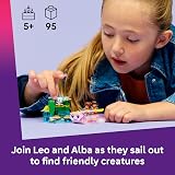 LEGO Friends Axolotl Adventure Boat Toy 42681 with 2 Mini Dolls & Axolotl view 2