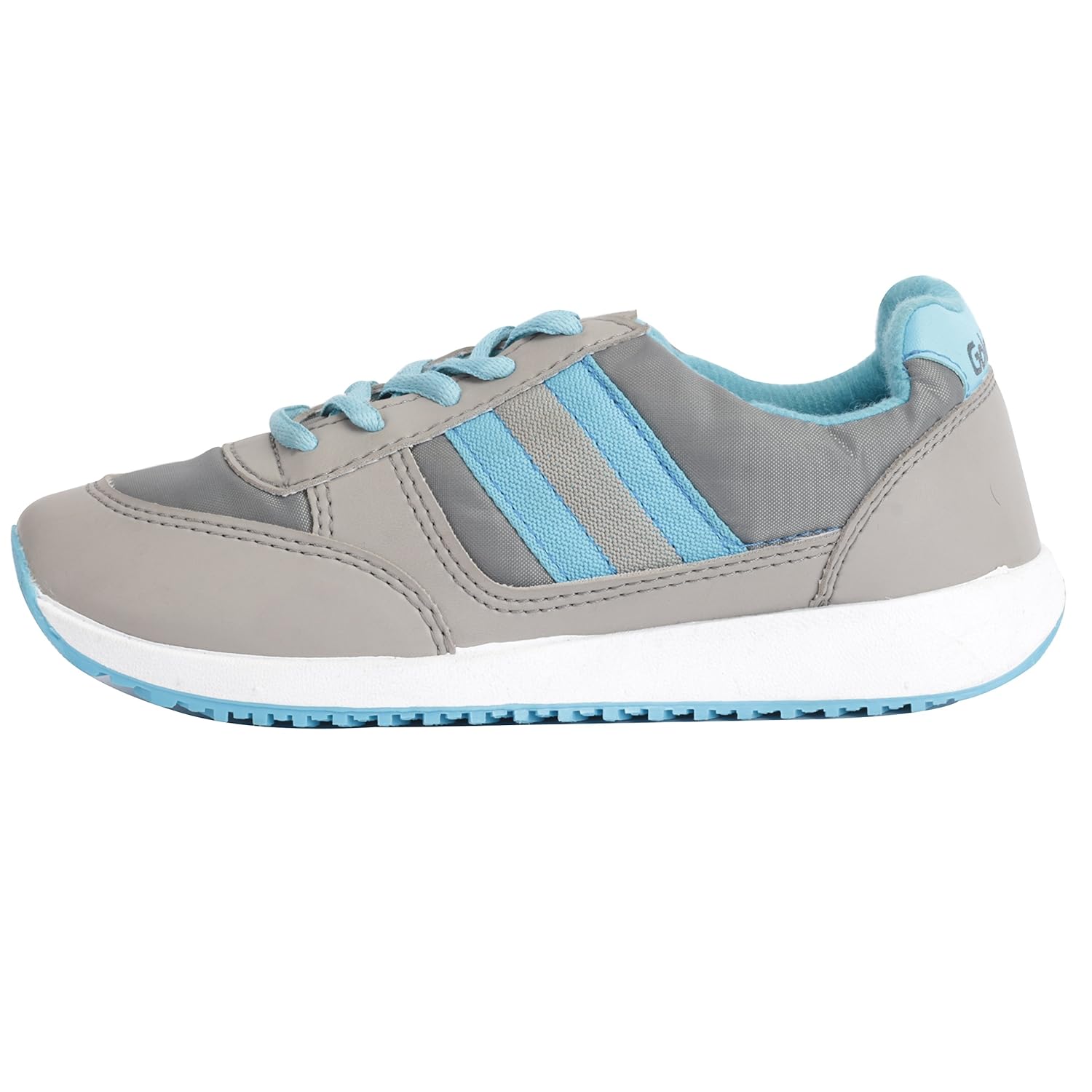 goldstar running shoes for women (grey, blue)