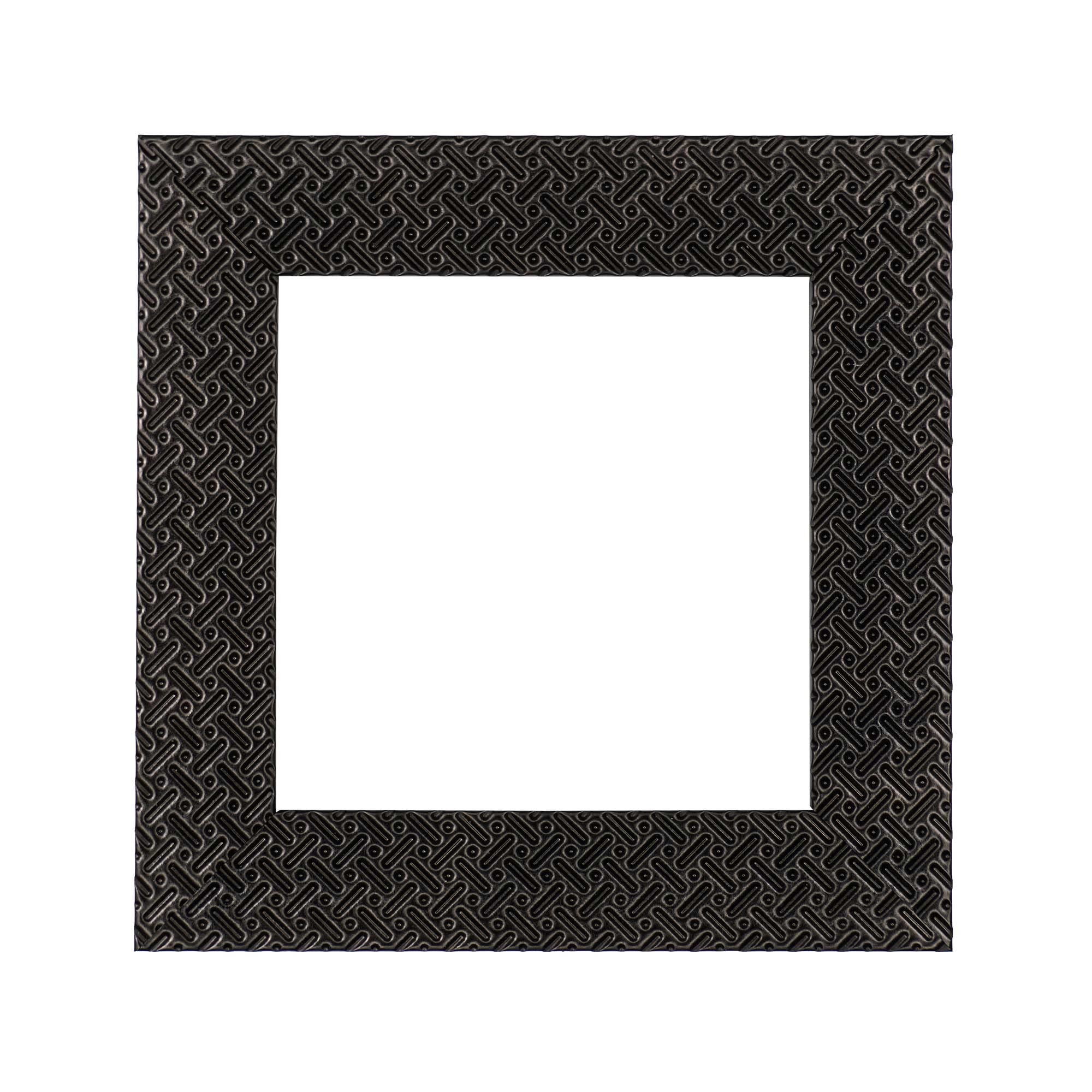 ElekTek Decorative Switch Surround Frame Cover Finger Plate Patterns Black Dots Dashes
