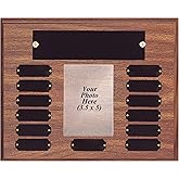 SHOP AWARDS AND GIFTS Perpetual Plaque Award Multiple Name Plate Holder Board