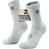 Juclise Alpaca Wool Micro Crew Hiking Socks Midweight Moisture Wicking Anti-blister Cushioned