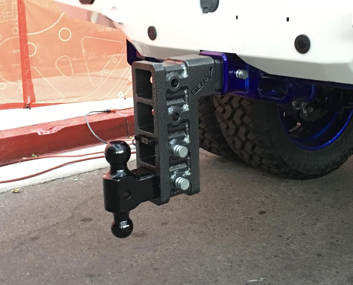 6 DROP 2.5 Combo Includes Dual Hitch Ball GENY Drop Hitch 2.5 Receiver