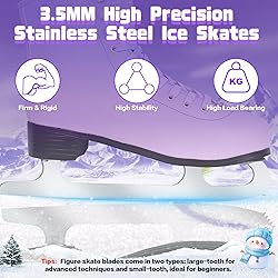 SMOOJOY Figure Skates for Women and Men Classic Ice