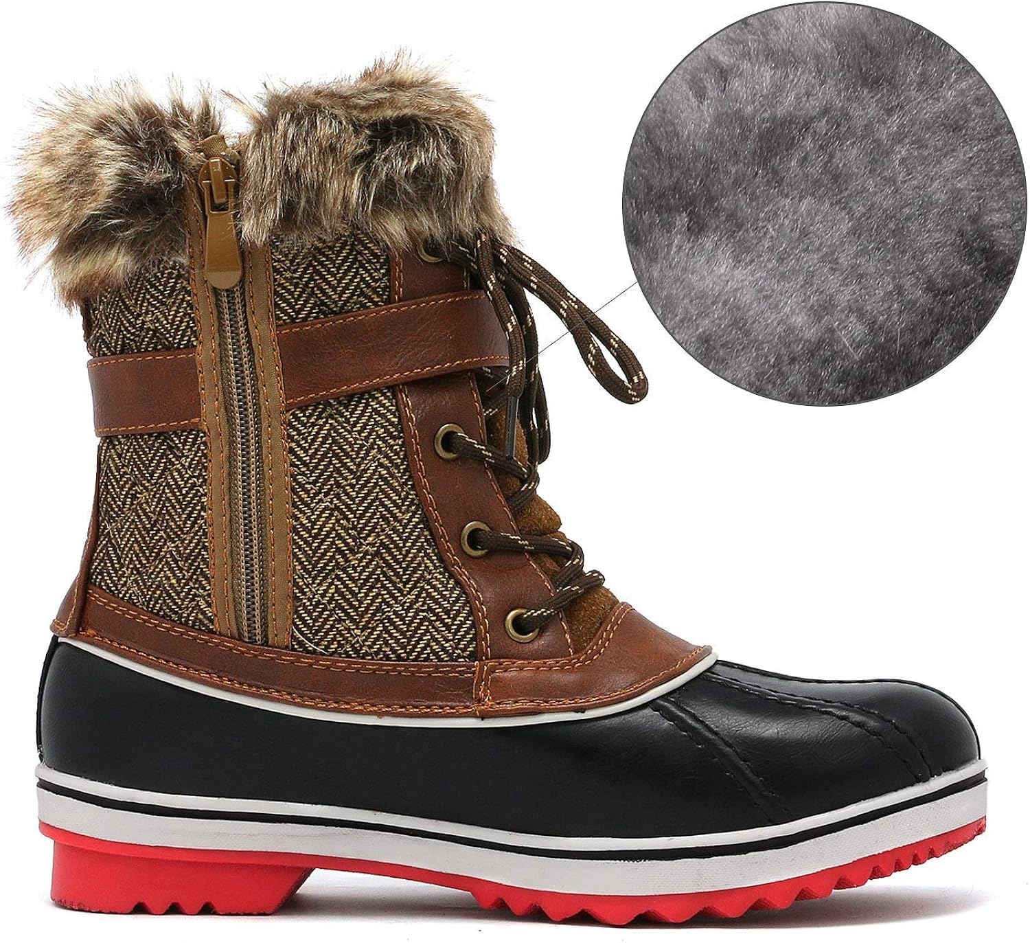  | DREAM PAIRS Women's Mid Calf Winter Snow Boots | Snow Boots