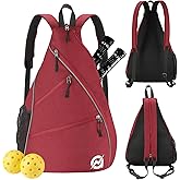 A11N SPORTS Pickleball Bag, Reversible Crossbody Sling Bag/Backpack for Women Men