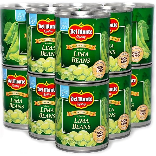 Amazon.com : Del Monte Fresh Cut Lima Beans, 8.5 Oz Can, Pack of
