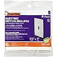 Frost King OSS6H Electrical Switch Sealers, 6 pack.