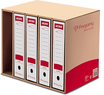 Pergamy 900662 - Contenedor de archivadores palanca: Amazon.es: Oficina y papelería