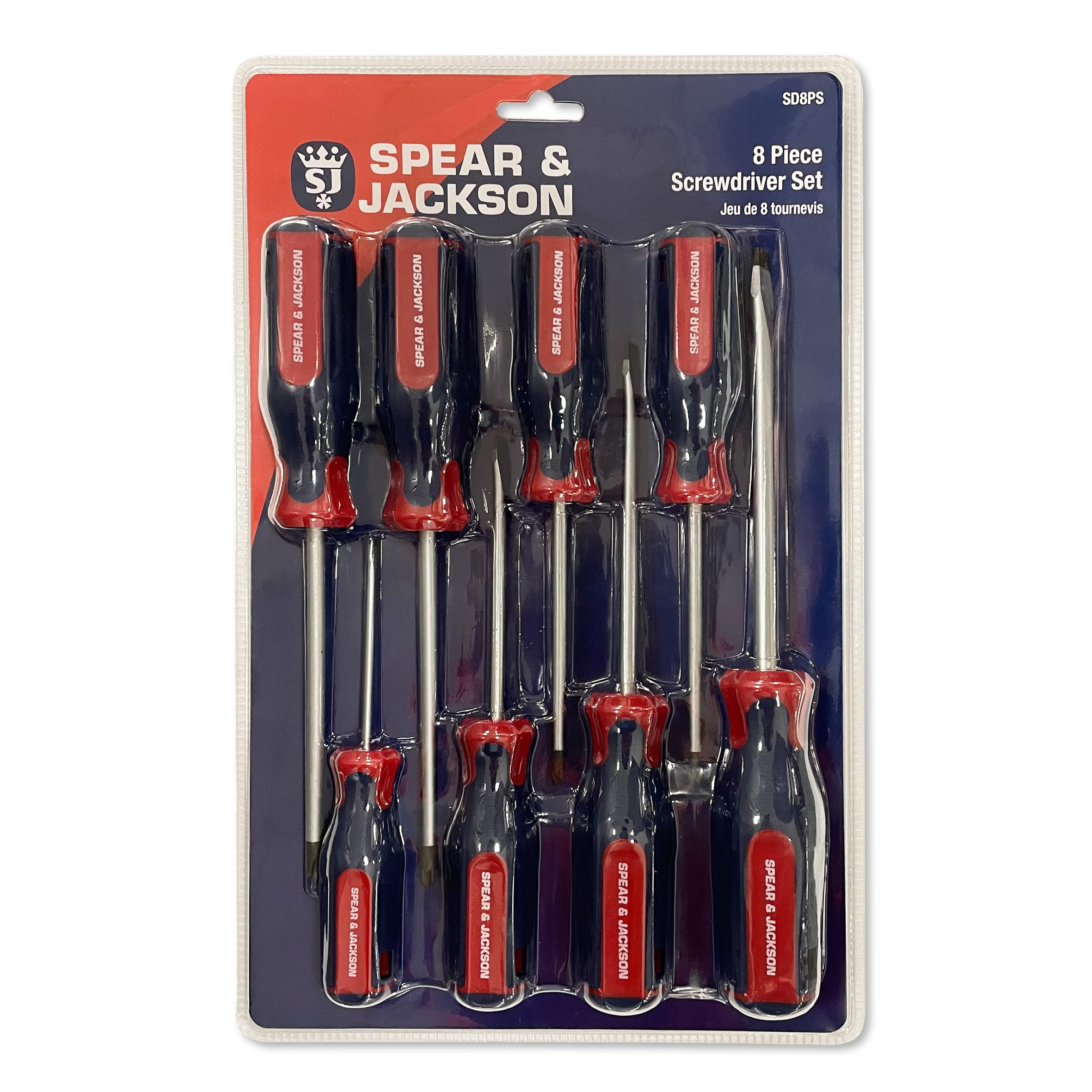 Spear & Jackson SD8PS 8 Piece Screwdriver Set