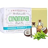 J·R·LIGGETT'S Conditioner Bar - Original Formula, All Natural Hair Conditioner with Coconut Oil & Cocoa Butter - Sulfate Free, GMO Free, Plant-Based Ingredients for Soft & Smooth Hair, 1.75oz - 1 Pack