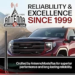 AntennaMastsRus Short Rubber Antenna for GMC Sierra