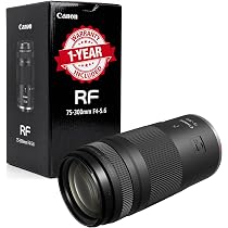 Canon RF75-300mm F4-5.6 Telephoto Zoom Lens for Canon RF Mount