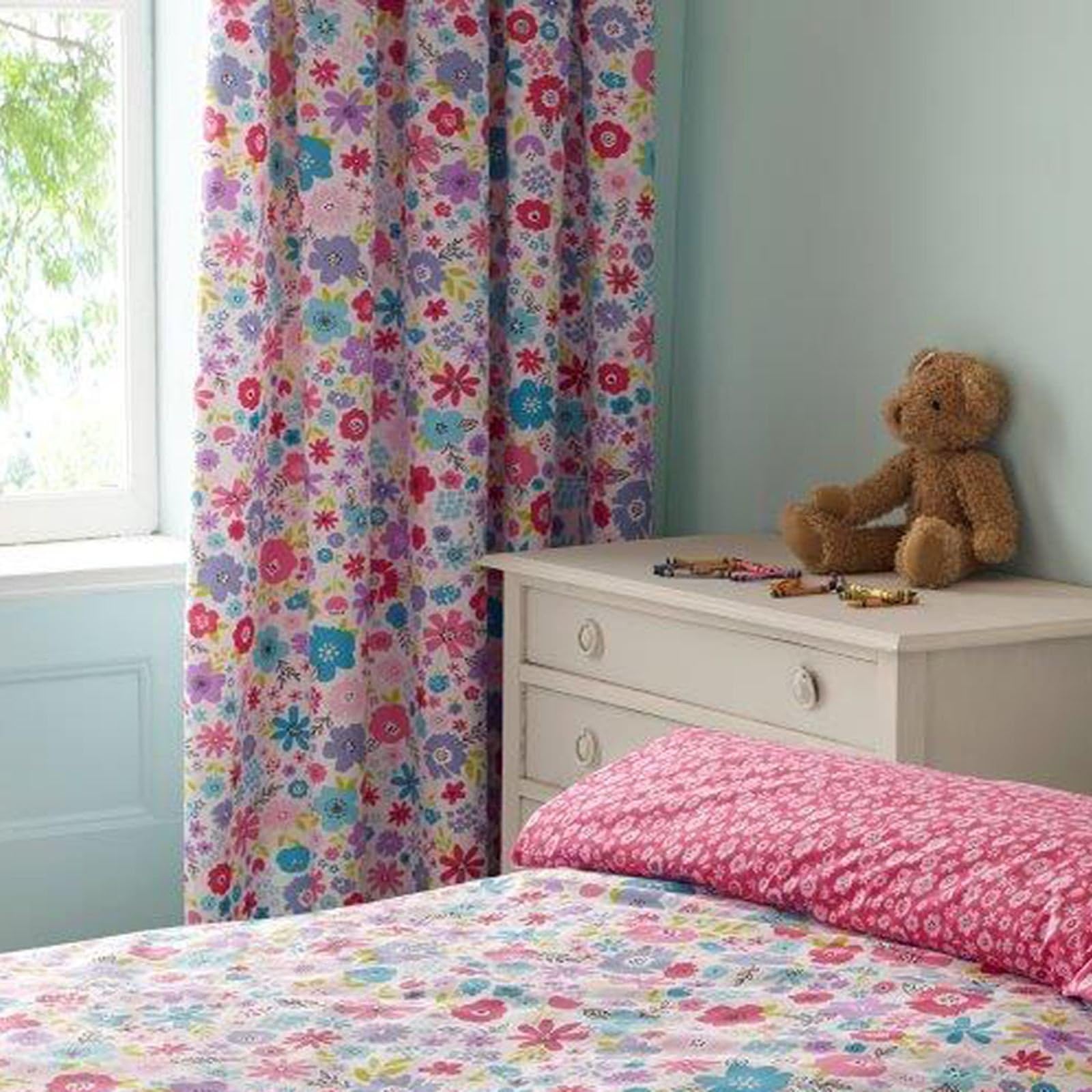 Textile Warehouse Curtains 66 x 72 Ditsy Floral