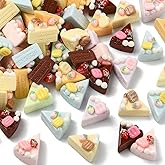 Ipotkitt 100 pcs Assorted Strawberry Cake Resin Cabochons Imitation Food Dessert Flatback Slime Charms for DIY Crafts Jewelry Phone Case Earrings Hair Pin Scrapbooking Decor