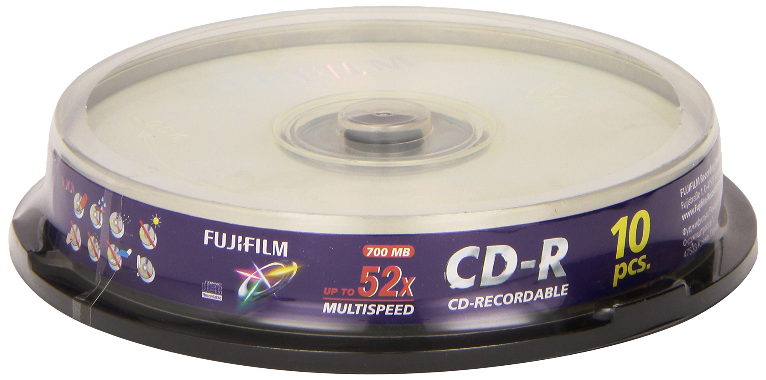 Fujifilm CD-R Hi Speed x10 Spindle (700MB 4-12X)