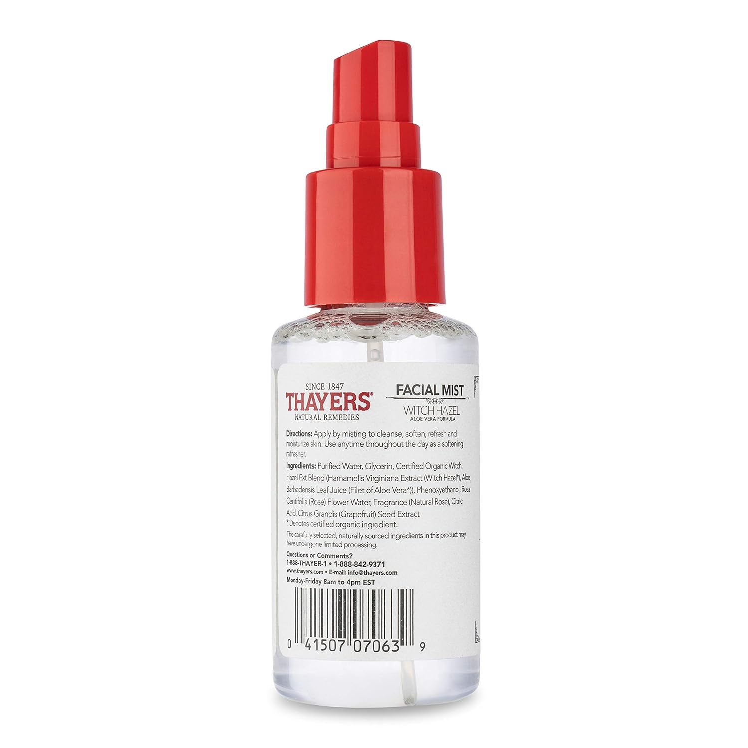 witch hazel facial mist