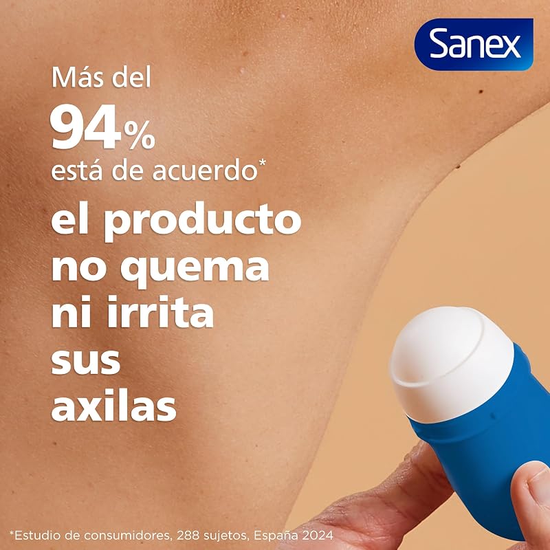 Dermo+ Desodorizante Extra Control Antitranspirante Roll-On 72 Horas 50ml – proteção eficaz contra o suor e mau odor – dermatologicamente testado – contém 0% de álcool*