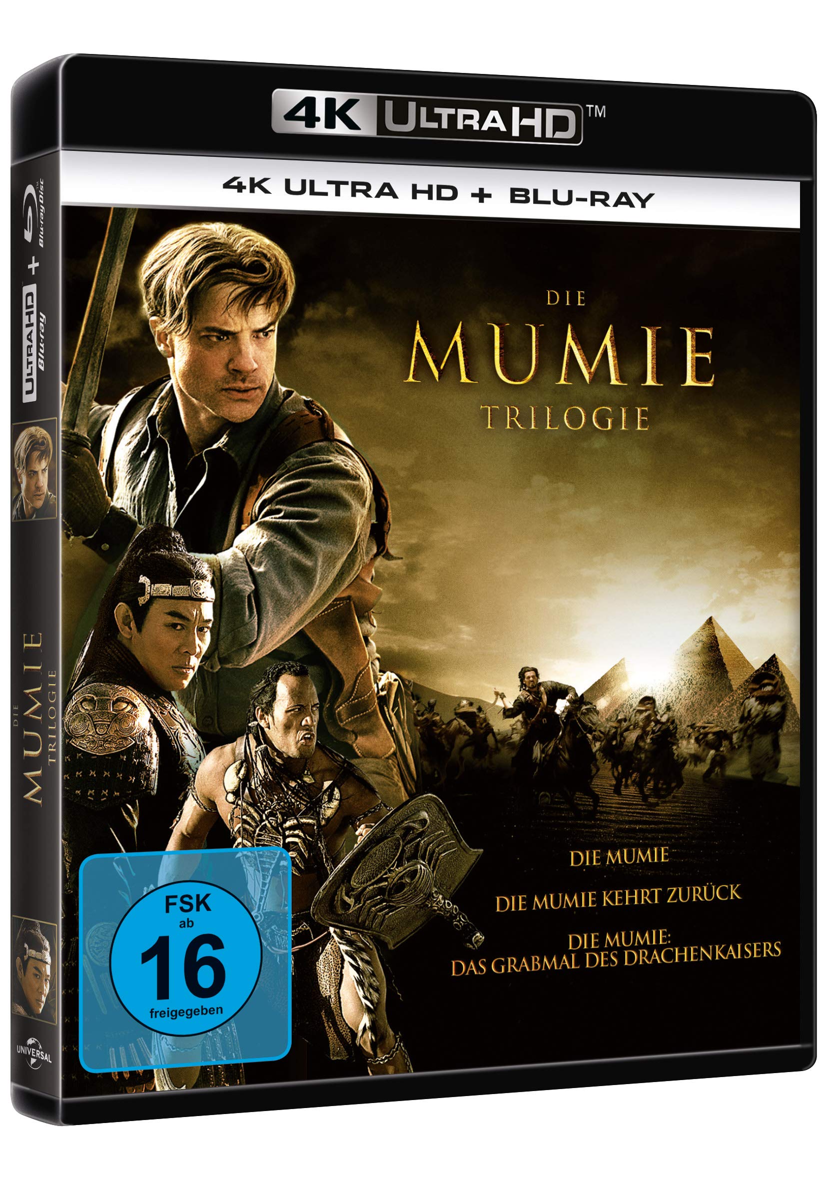 Die Mumie Trilogie (6 Discs) [4K Ultra HD] + [2 Blu-rays] 2