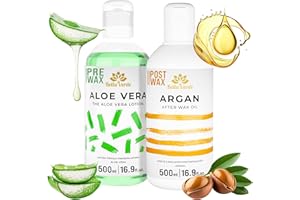 Bella Verde Pre and Post Waxing Care - Home Kit for Women and Men - Pack of 2 Pre & Post Wax Spray - Care for Brazilian Body Legs Eyebrows Face Lips Armpits