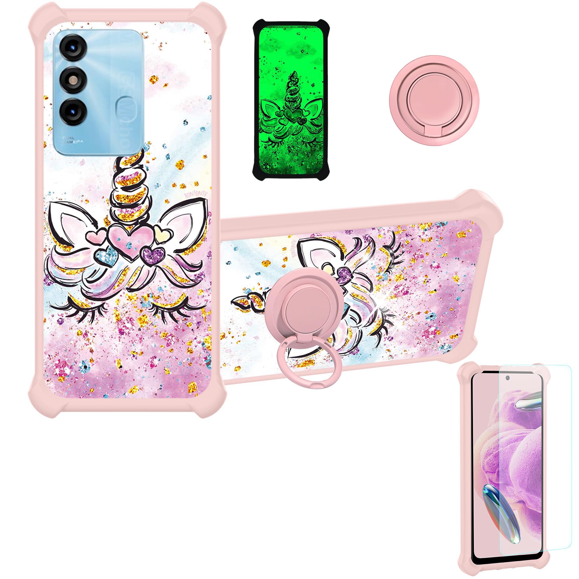 jioeuinly Case for Itel Vision 3 Plus Case