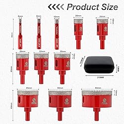 Diamond Core Drill Bit Set - FOCSTOL 11pcs