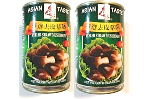 ASIAN OCTROT Peeled Straw Mushroom 7.4 Oz(2 Pack) Y