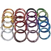 Craft Aluminum Wire 328 Feet 20 Colors Flexible Anodized Craft Wire for Jewelry Making,Crafts,DIY,Garden (15 Gauge, 1.5mm)