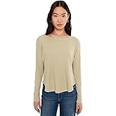 Mod-O-Doc Women's Long Sleeve Dropped Armhole Oversized Top