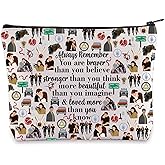 WZMPA Edward Cullen Cosmetic Bag Edward Cullen ＆ Bella Swan Fans Gift You Are Braver Stronger Smarter Than You Think Edward Makeup Bag Bella Merchandise (Always-moon)