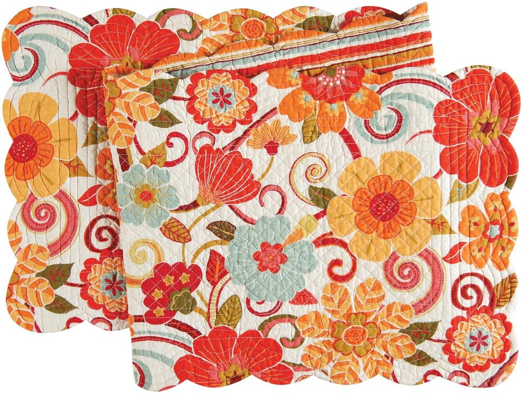 Best Orange Quilted Table Runner