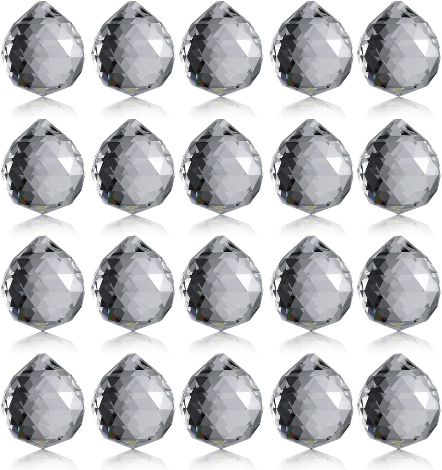 Boule Cristal 80mm Neewer Avec Support - Feng Shui, Méditation Ou Décoration Intérieure
