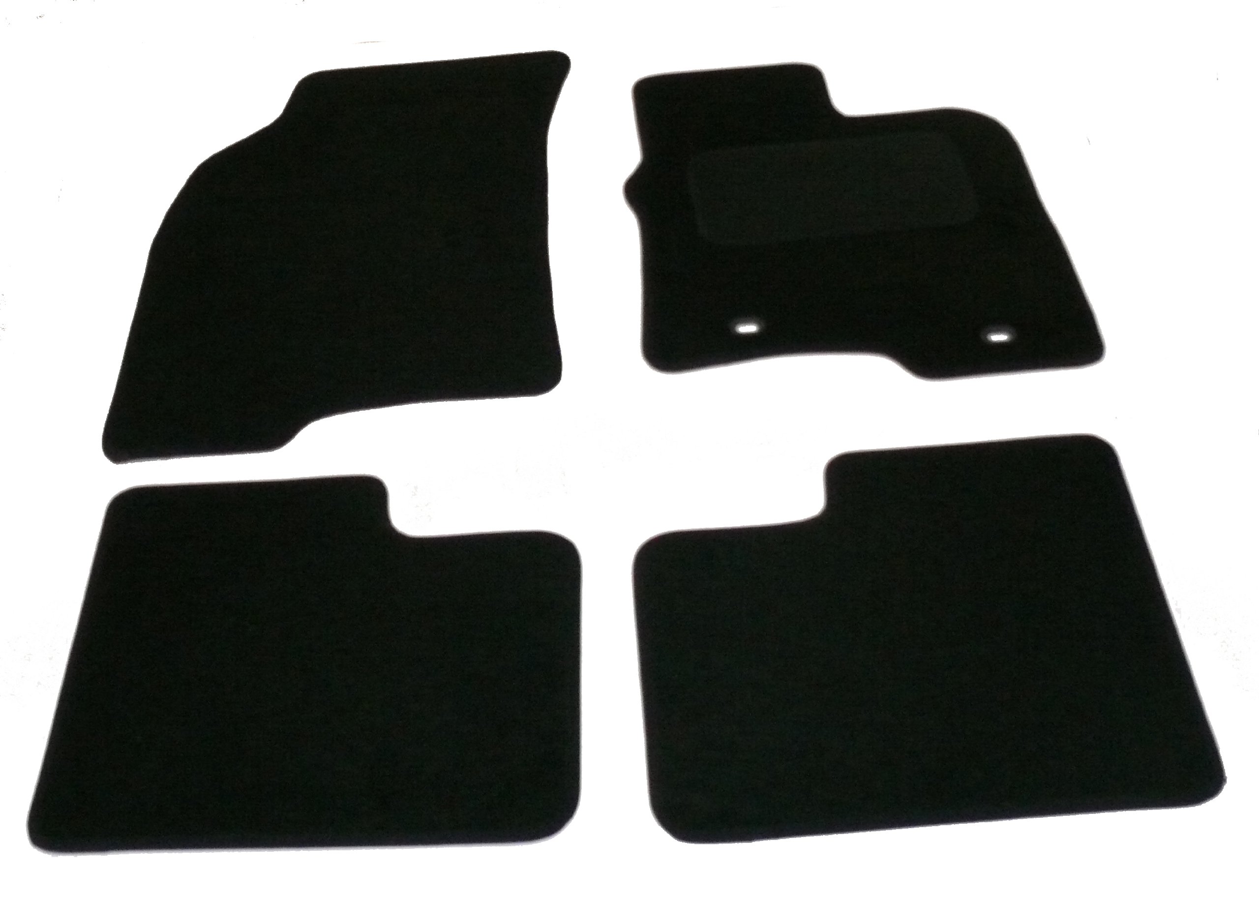 Sakura Mat Set Fiat Panda ADV/ULT Carpet with Carpet Heelpad 2012 Onwards - Black