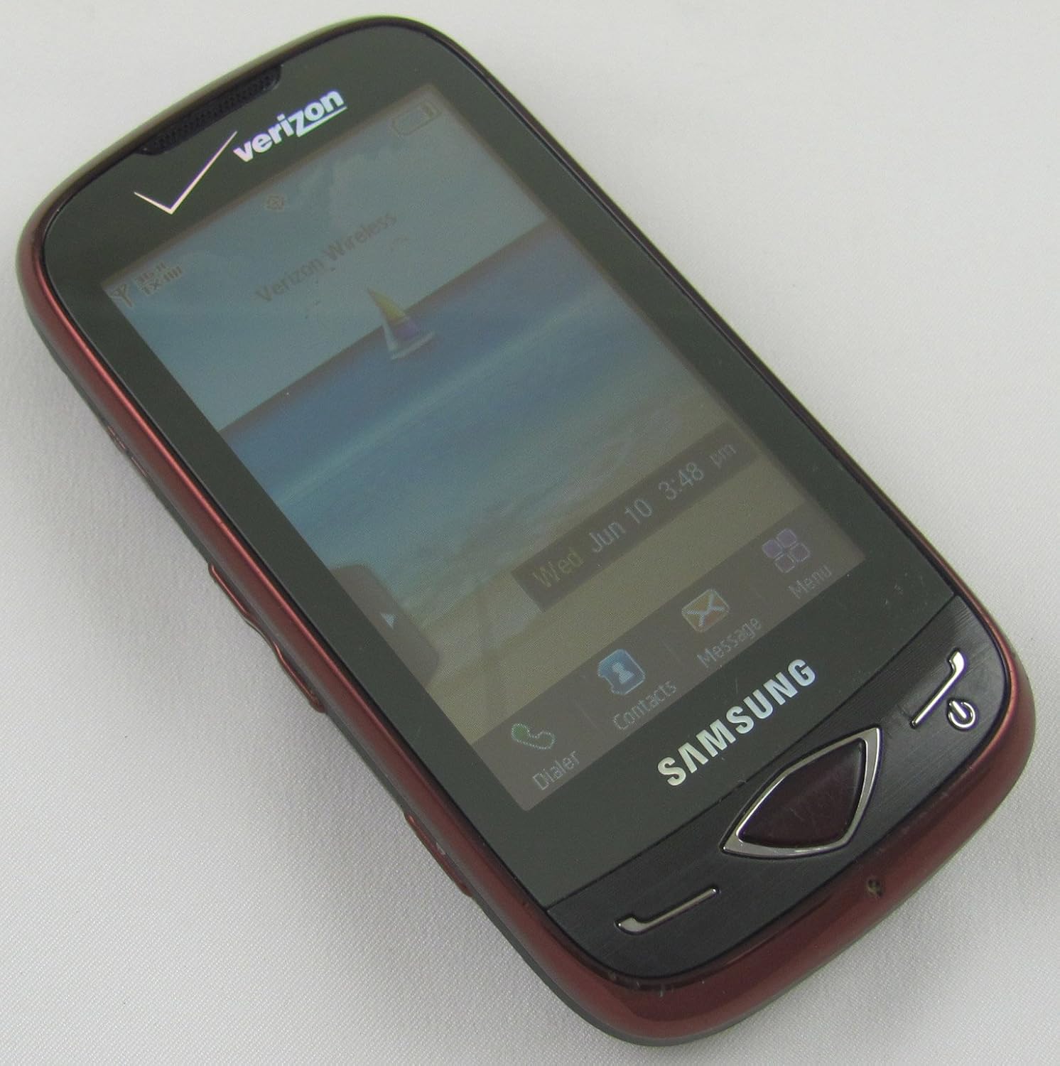 Amazon.com: Samsung Reality SCH-U820 Phone, City Red (Verizon Wireless):  Cell Phones & Accessories