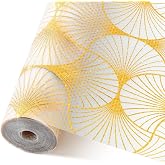 Cooyes Shelf Liner for Kitchen Cabinets &ndash; Non-Adhesive Drawer Liner | Premium Waterproof Durable EVA Material Easy-to-Cut Shelf Paper for Refrigerator, Cupboard, Modern Pattern, 17.5"W x 78.7"L