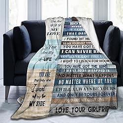 Menghao Boyfriend Throw Blanket, Red, 60x80